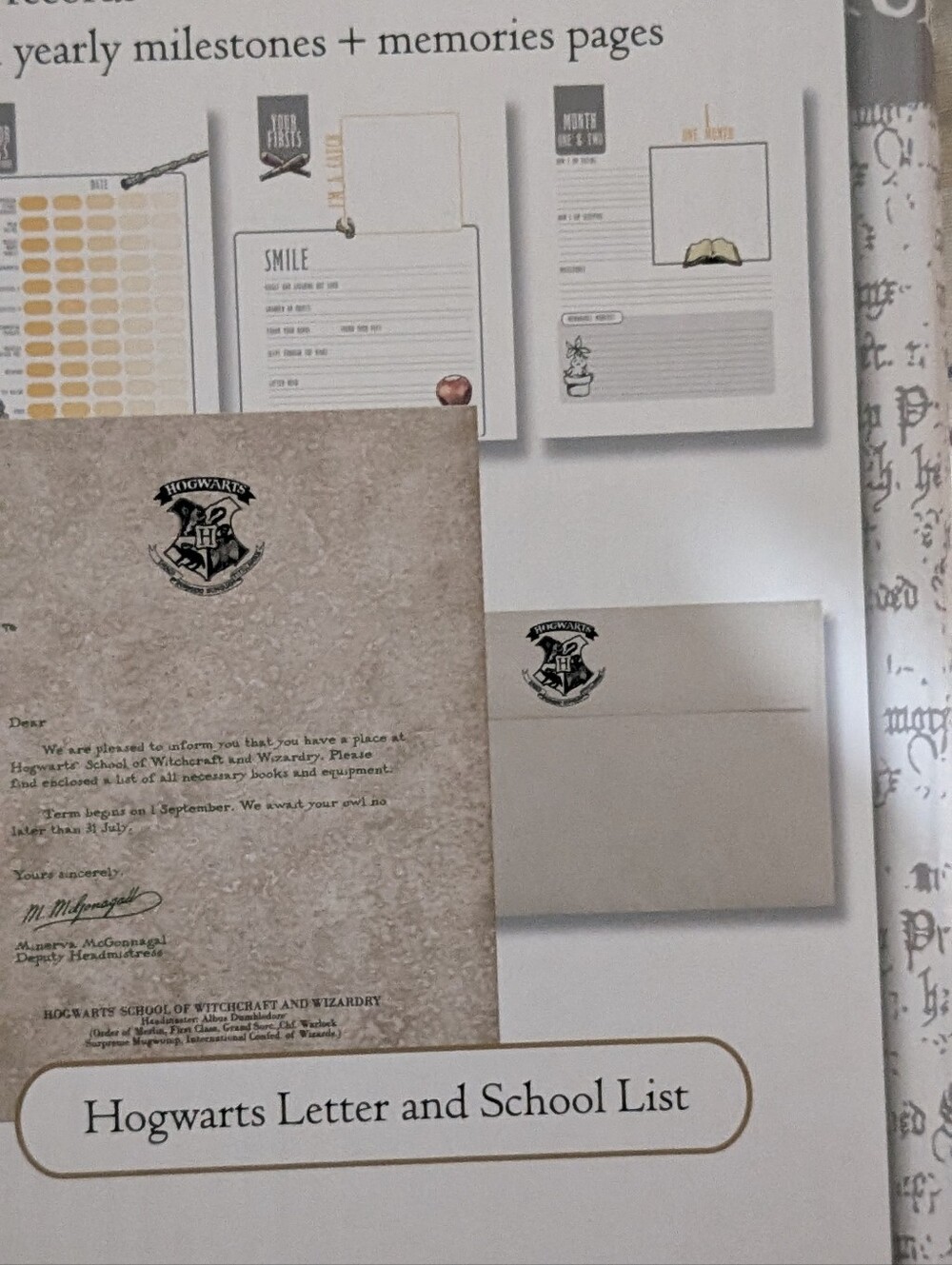 Harry Potter Baby/Childhood Theme Book